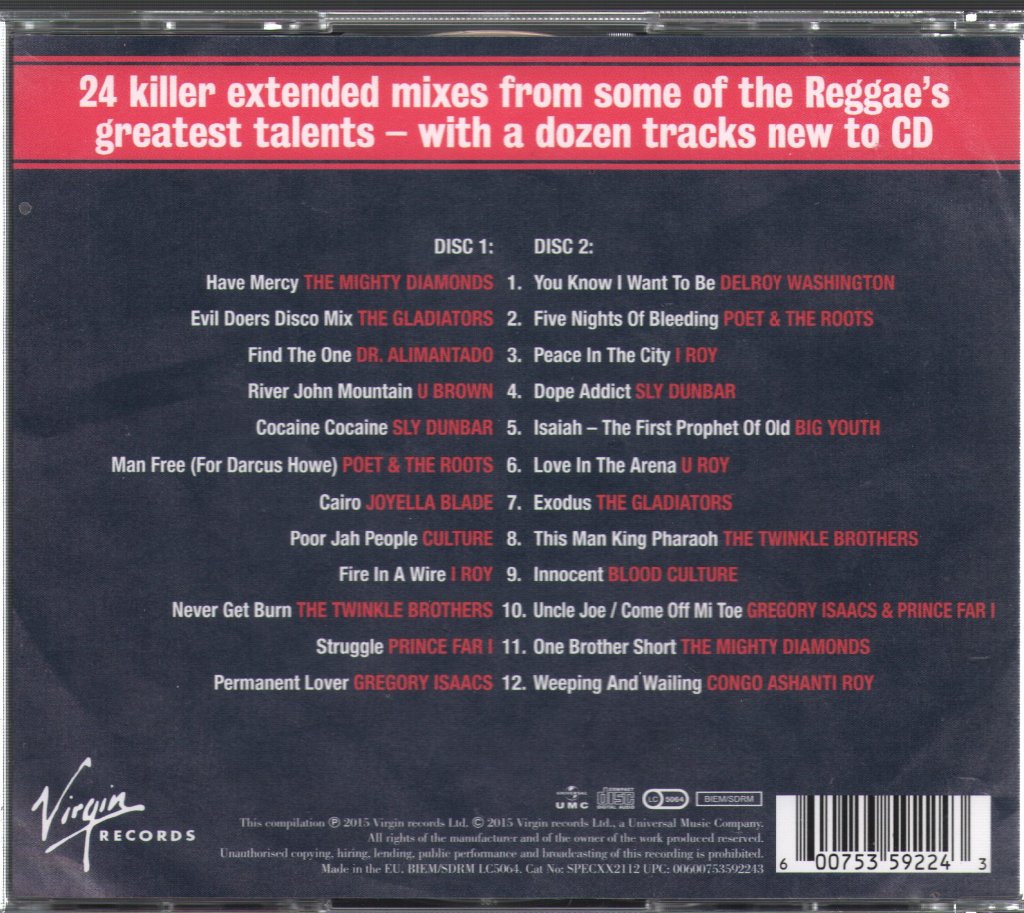 Various Artists - Virgin Front Line Presents Reggae Discomixes - Double Cd