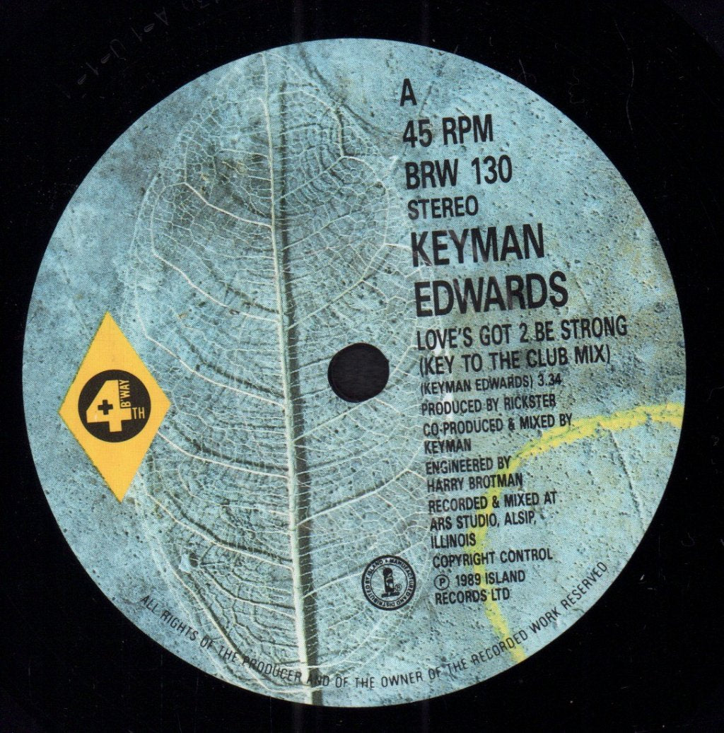 Keyman Edwards - Love's Got 2 Be Strong - 7 Inch