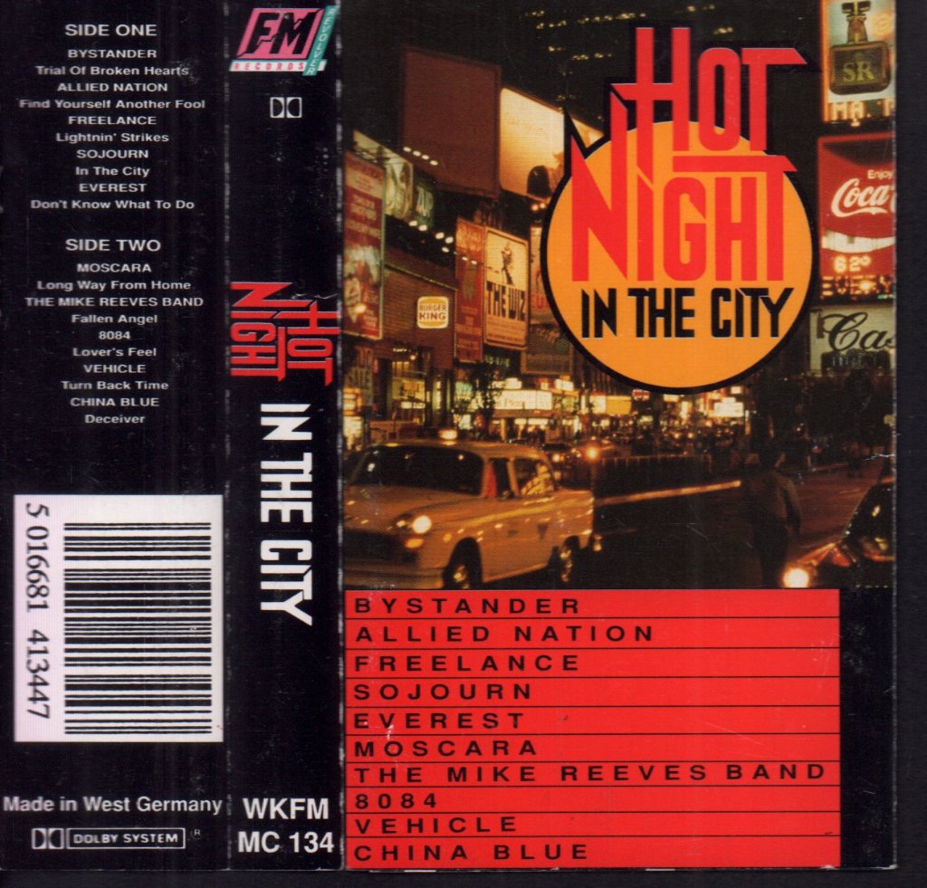 Various Artists - Hot Night In The City - Cassette
