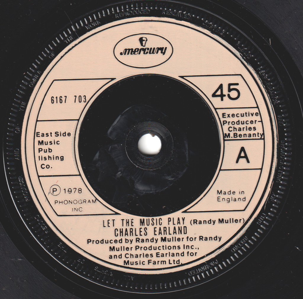 Charles Earland - Let The Music Play - 7 Inch
