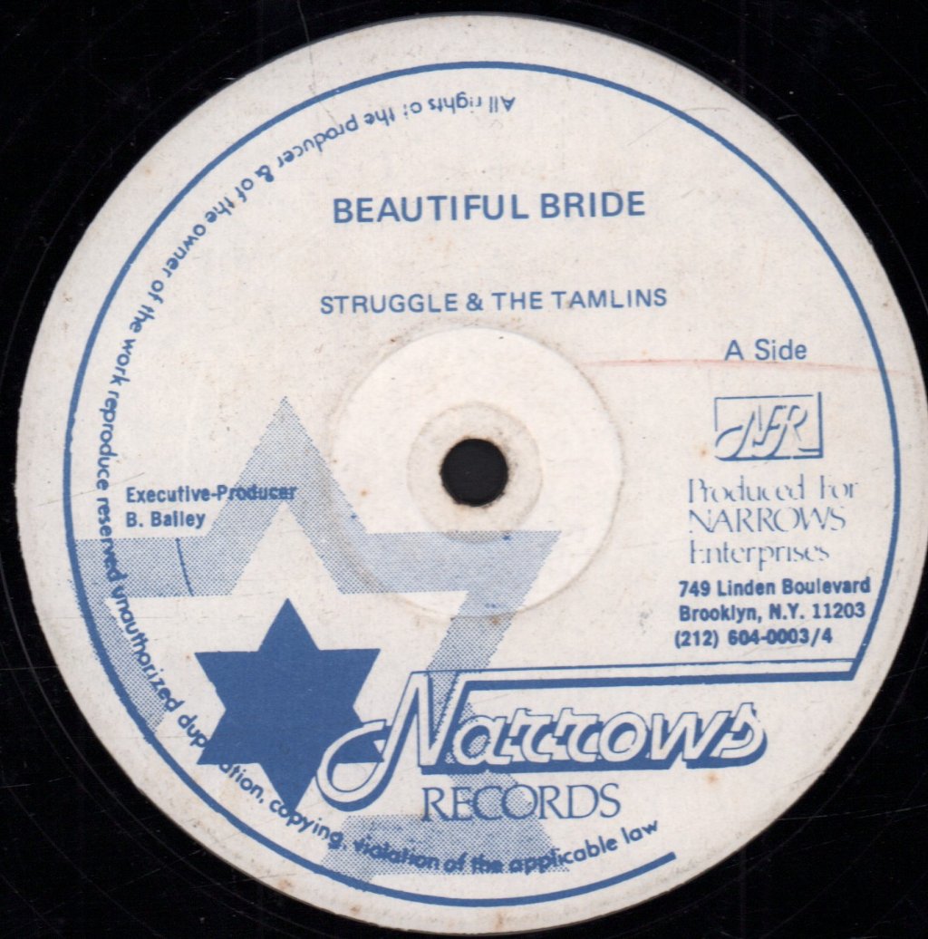 Struggle & The Tamlins / Alton Ellis - Beautiful Bride / Wise Bird - 12 Inch