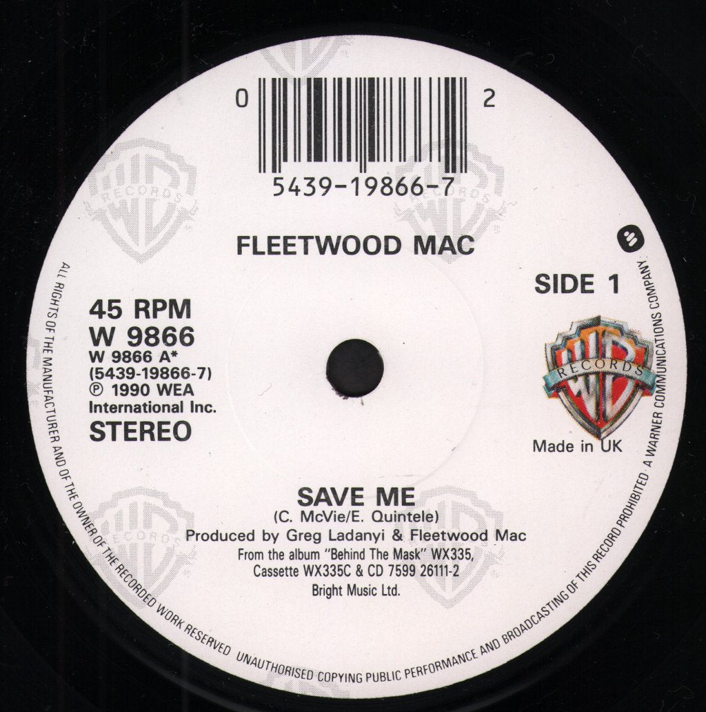 Fleetwood Mac - Save Me - 7 Inch