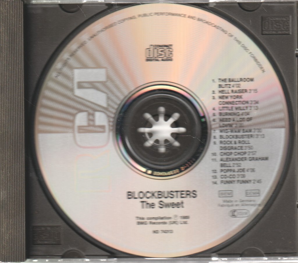 Sweet - Blockbusters - Cd