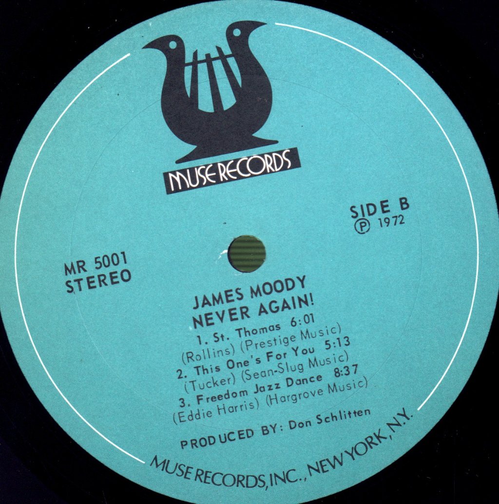 James Moody - Never Again! - Lp