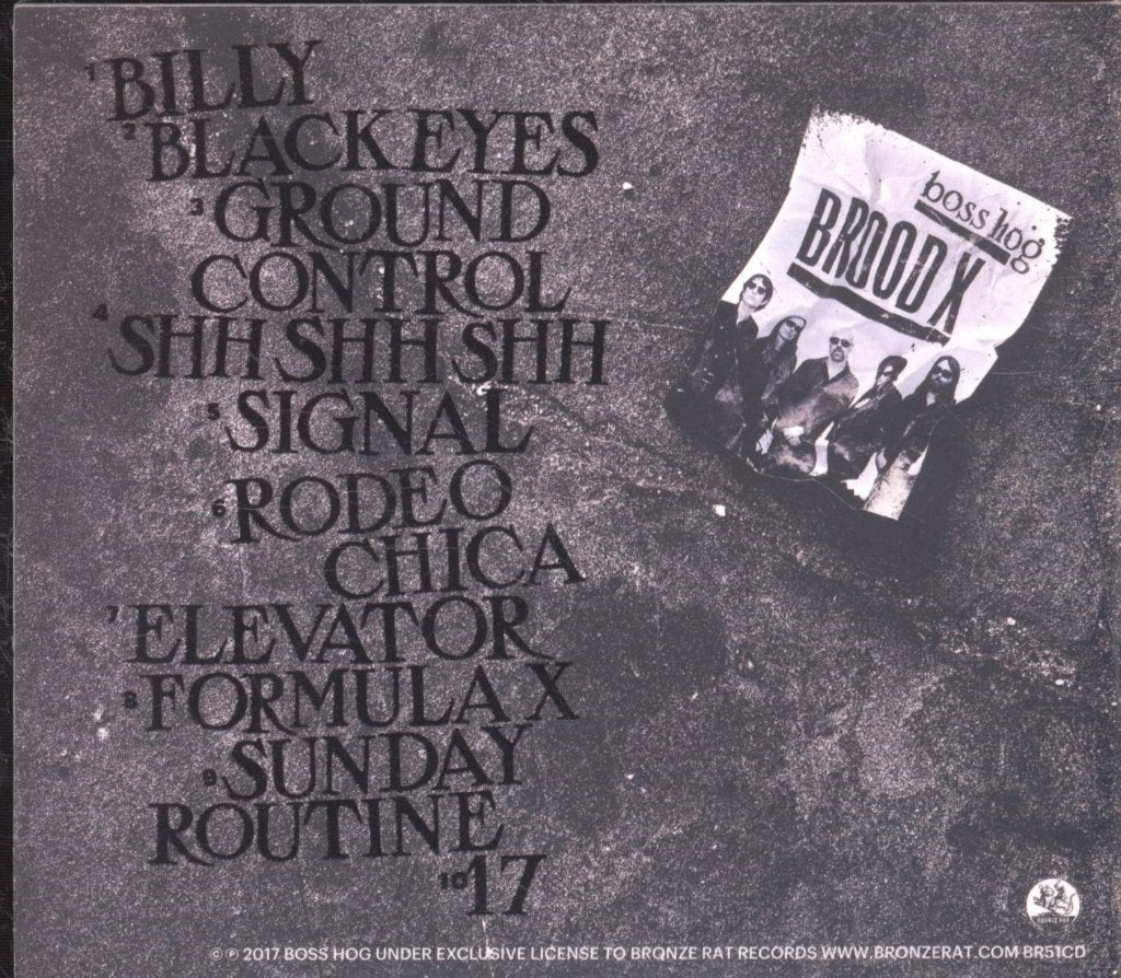 Boss Hog - Brood X - Cd