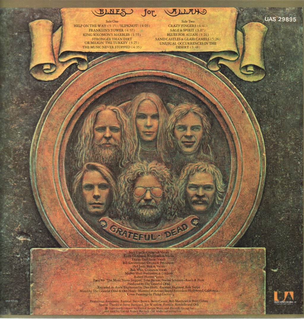 Grateful Dead - Blues For Allah - Lp