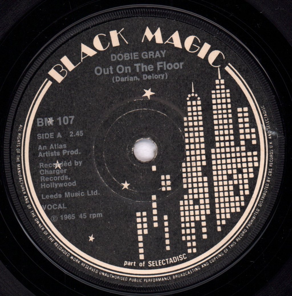 Dobie Gray - Out On The Floor - 7 Inch
