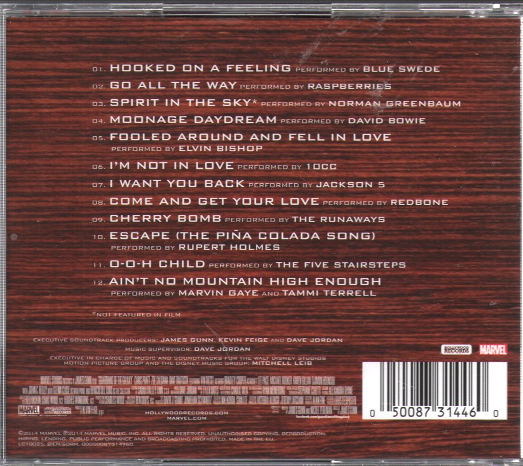 Guardians Of The Galaxy - Original Motion Picture Soundtrack - Cd