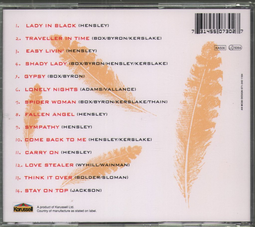 Uriah Heep - Lady In Black - Cd