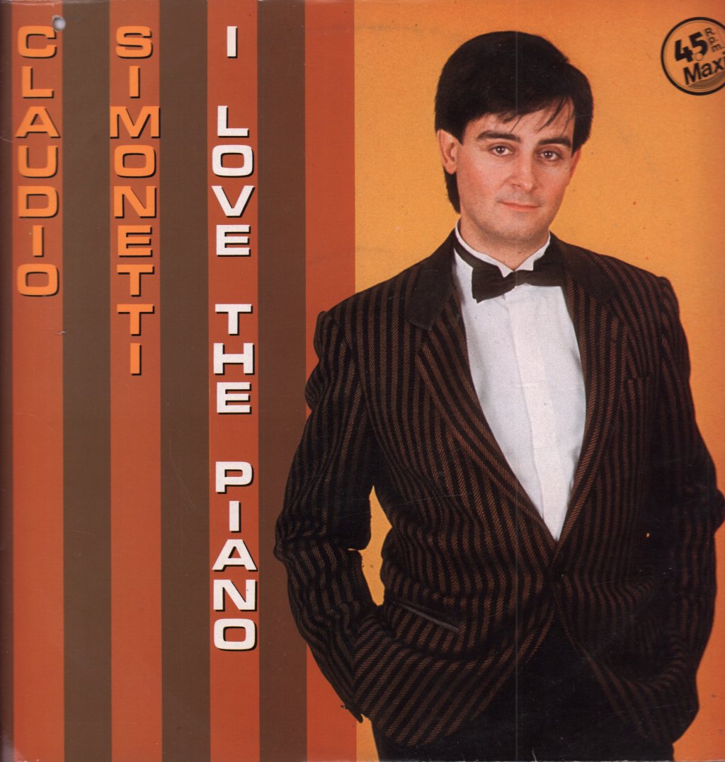 Claudio Simonetti - I Love The Piano - 12 Inch