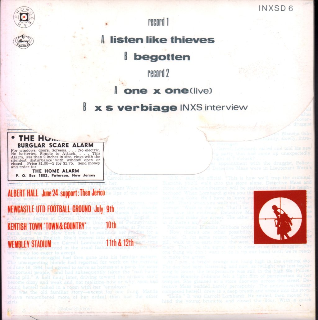 INXS - Listen Like Thieves - Double 7 Inch
