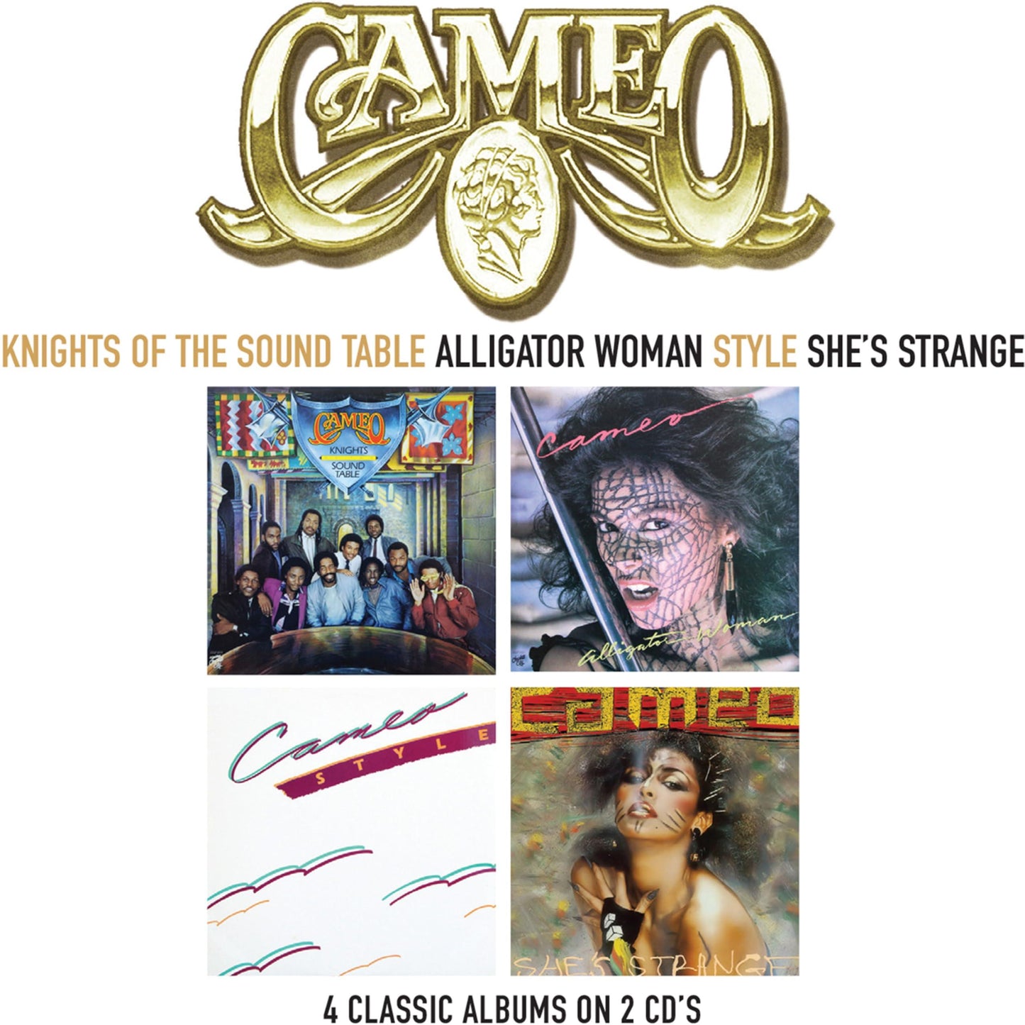 Cameo (Funk Group) - Kights of the Soundtable/Alligator Woman/Style/She's Strange 2cd - Cd