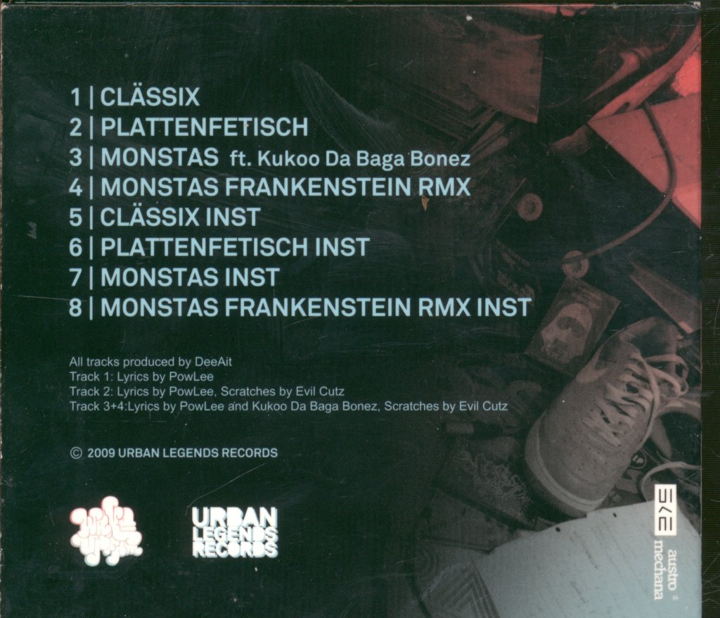 Powlee & Deeait - Classix / Monstas EP - Cd