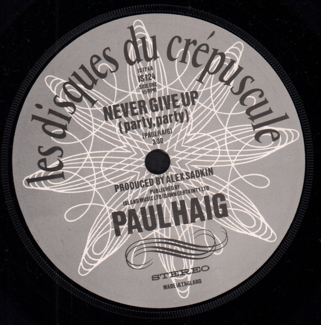 Paul Haig - Never Give Up - 7 Inch