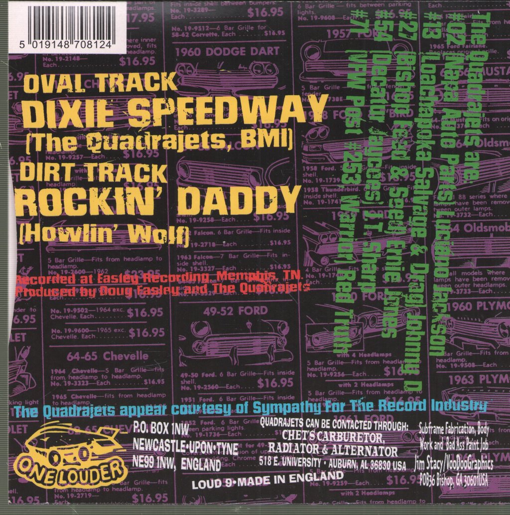 Quadrajets - Dixie Speedway - 7 Inch