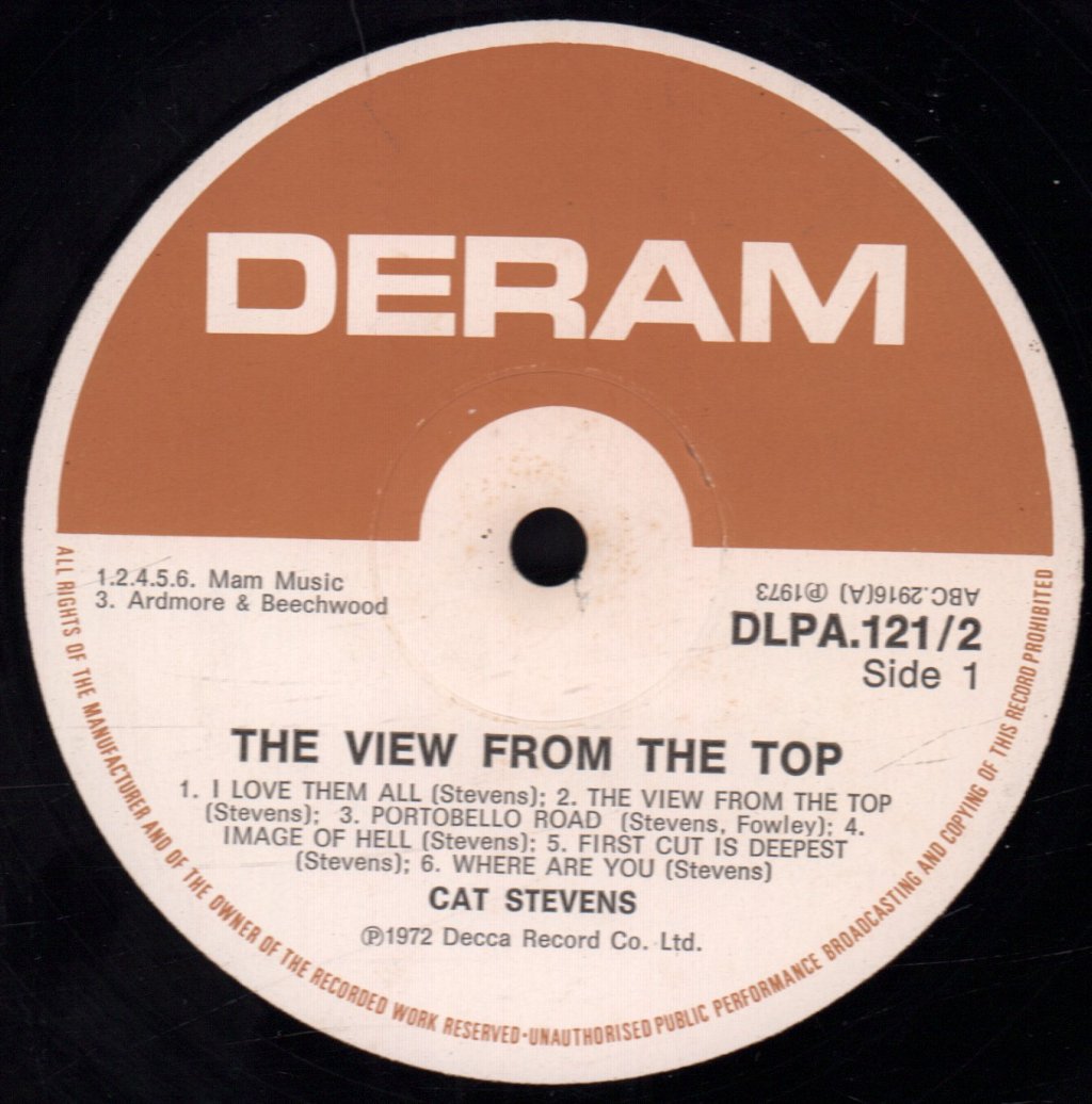 Cat Stevens - View From The Top - Double Lp