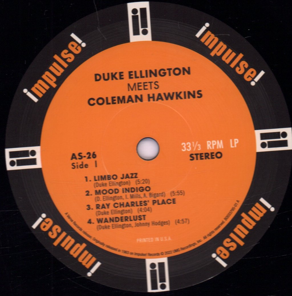 Duke Ellington & Coleman Hawkins - Duke Ellington meets Coleman Hawkins - Lp