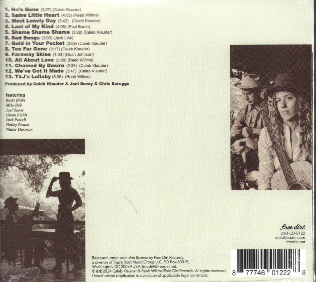 Caleb Klauder and Reeb Willms - Gold In Your Pocket - Cd