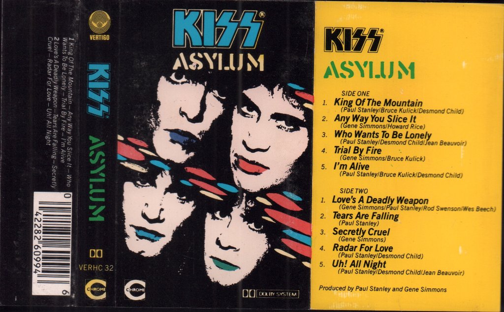 Kiss - Asylum - Cassette