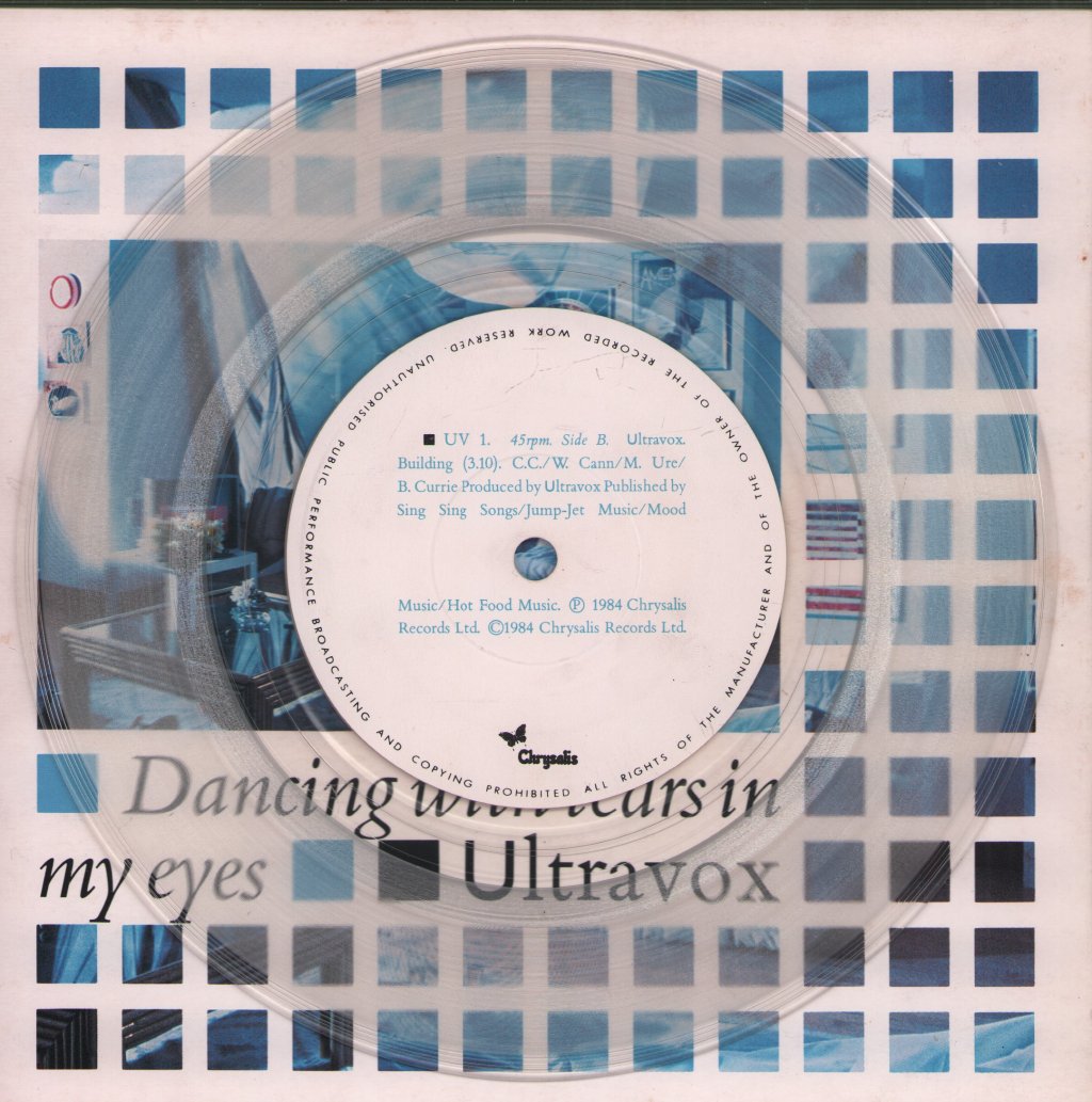 Ultravox - Dancing With Tears In My Eyes - 7 Inch