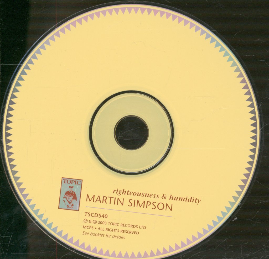 Martin Simpson - Righteousness & Humidity - Cd