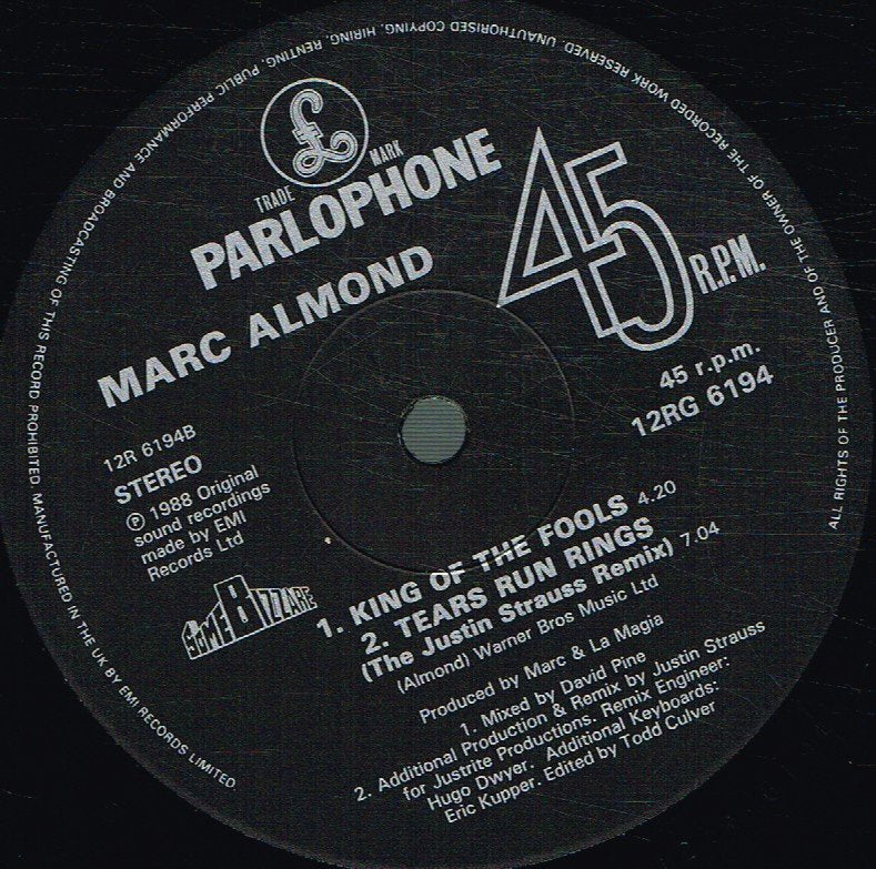 Marc Almond - Bitter-Sweet - 12 Inch