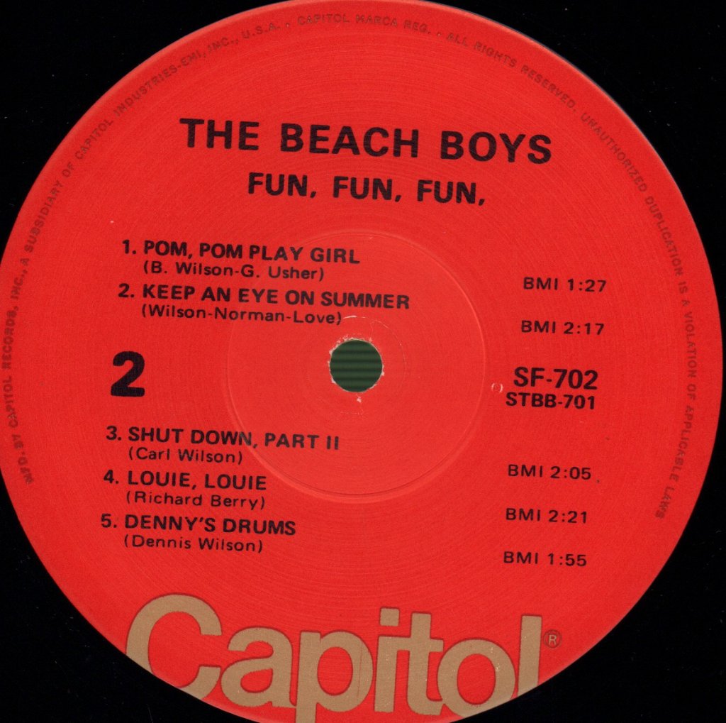 Beach Boys - Fun Fun Fun / Dance Dance Dance - Double Lp