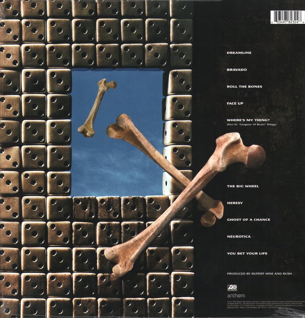 Rush - Roll the Bones - Lp