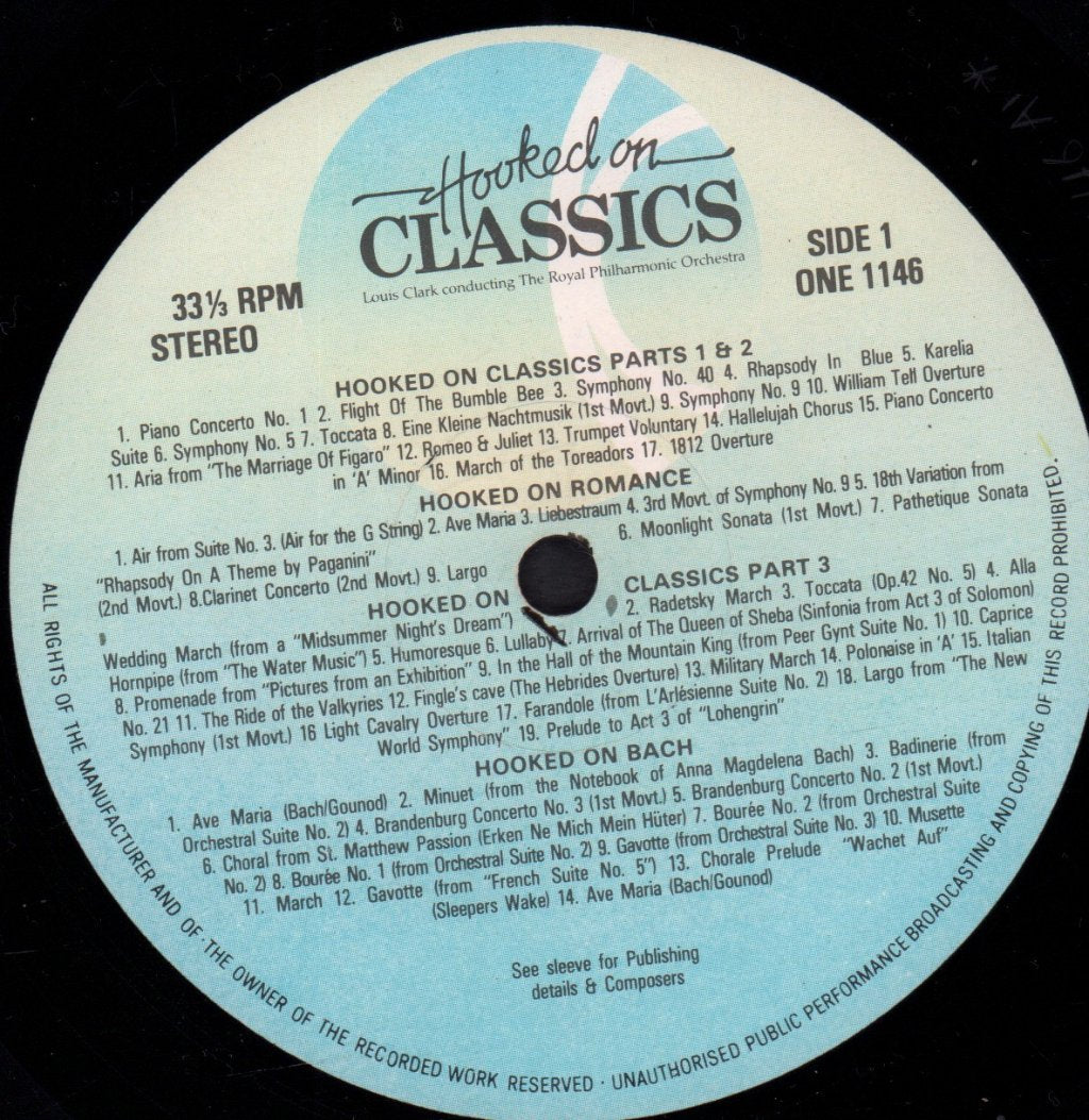 Royal Philharmonic Orchestra - Hooked On Classics - Lp