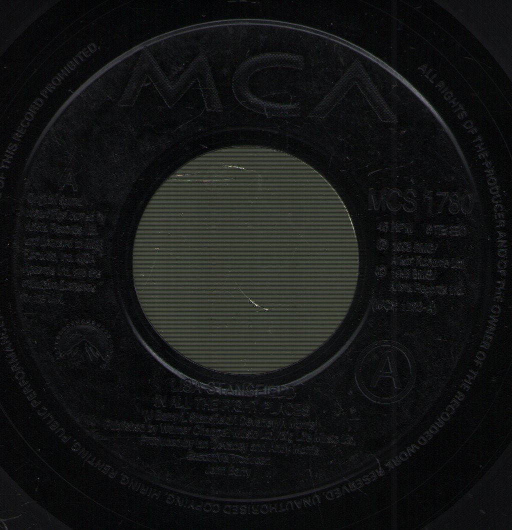 Lisa Stansfield - In All The Right Places - 7 Inch