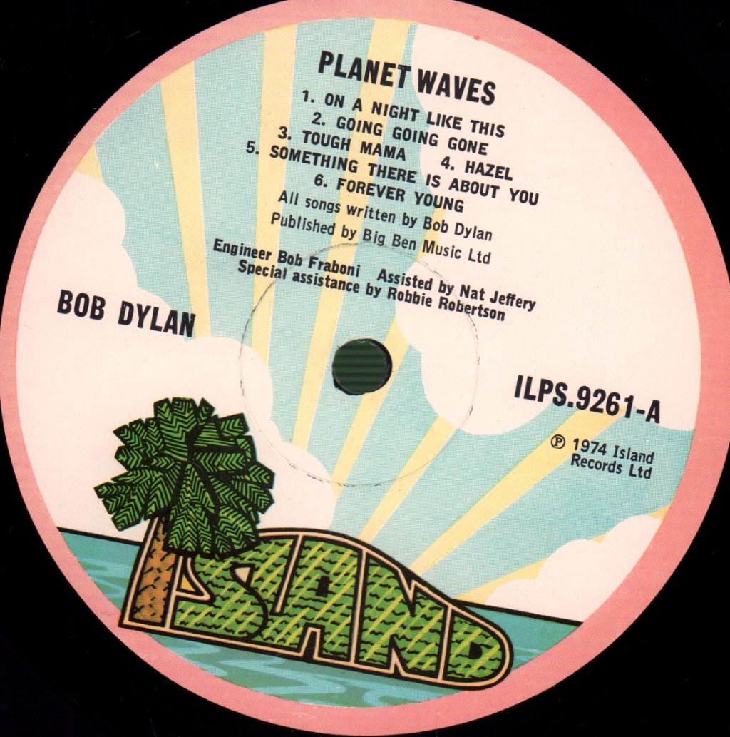 Bob Dylan - Planet Waves - Lp