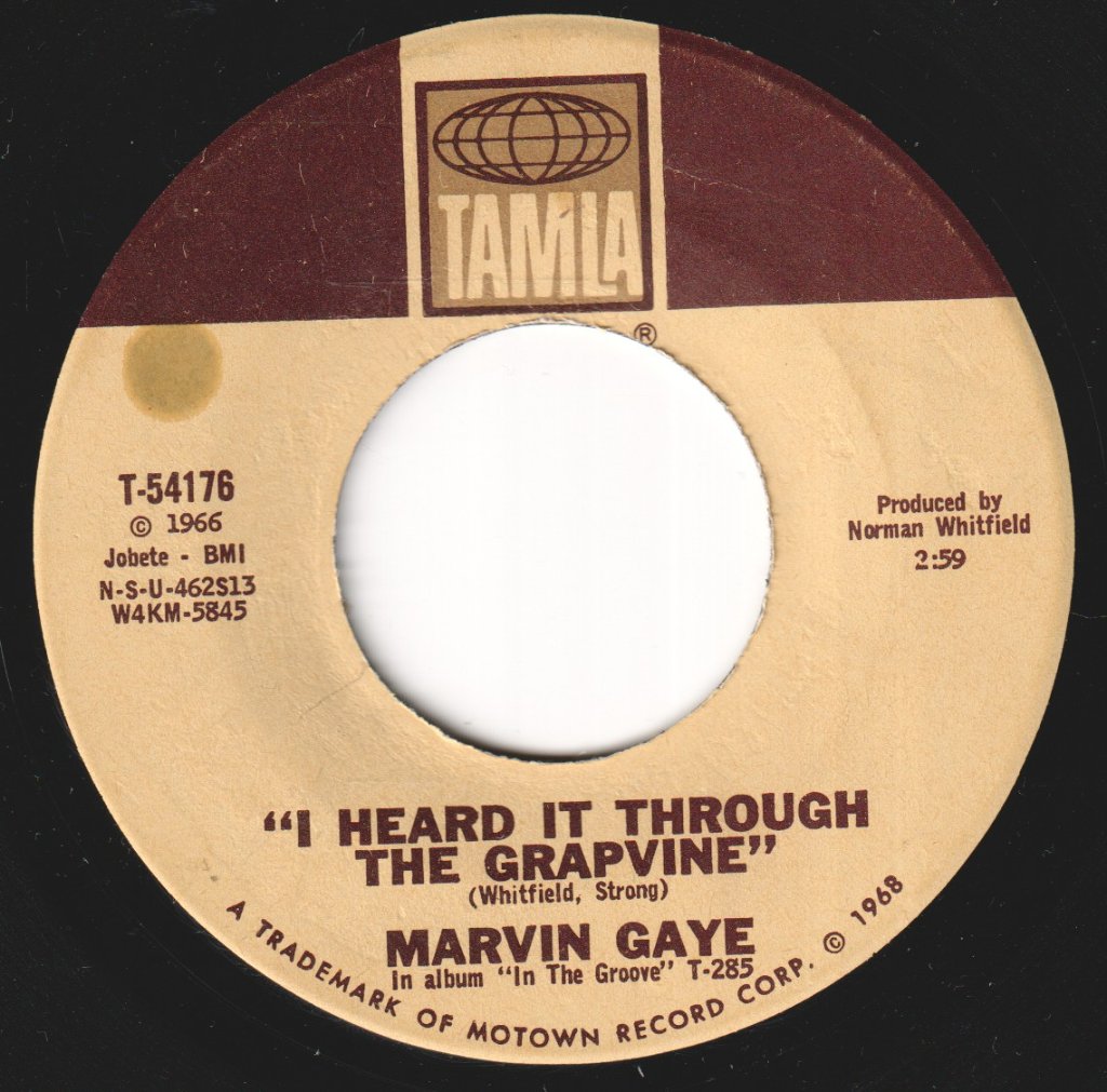 Marvin Gaye - I Heard It Through The Grapevine - 7 Inch