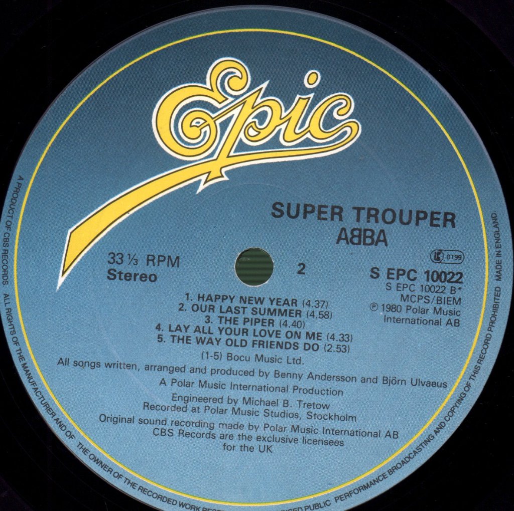 ABBA - Super Trouper - Lp