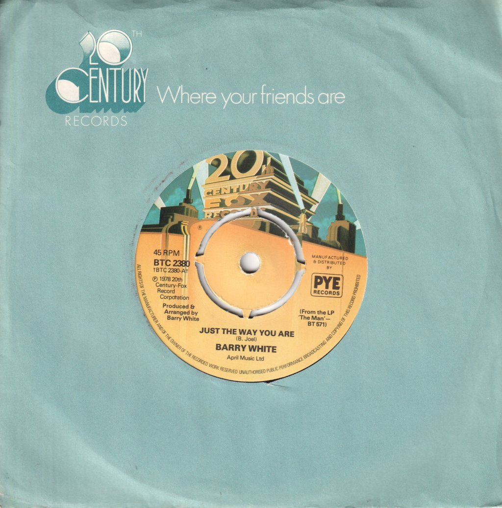 Barry White - Just The Way You Are - 7 Inch