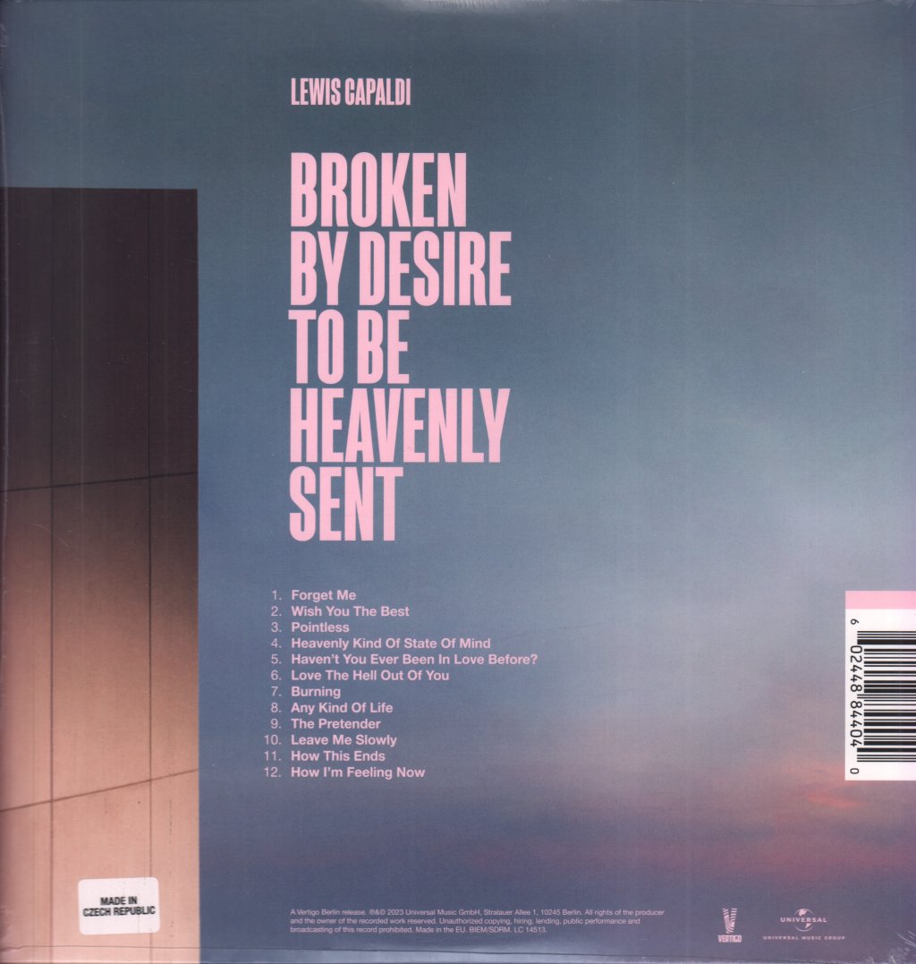 Lewis Capaldi - Broken By Desire To Be Heavenly Sent - Lp