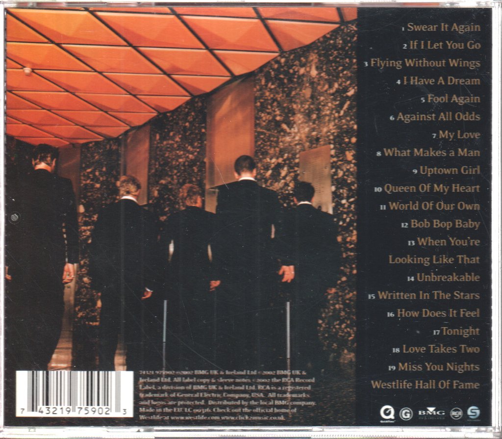 Westlife - Unbreakable - The Greatest Hits Vol. 1 - Cd