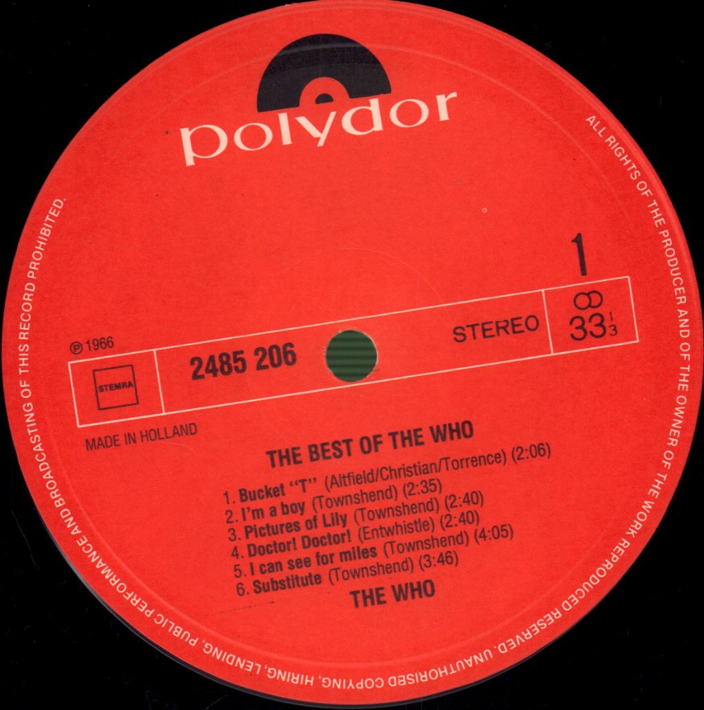 Who - Best Of The Who - Lp