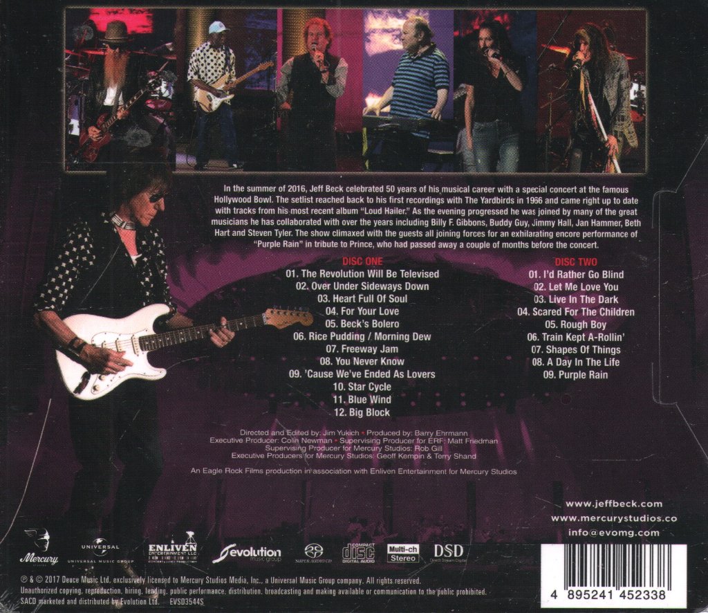 Jeff Beck - Live At the Hollywood Bowl - Double Cd