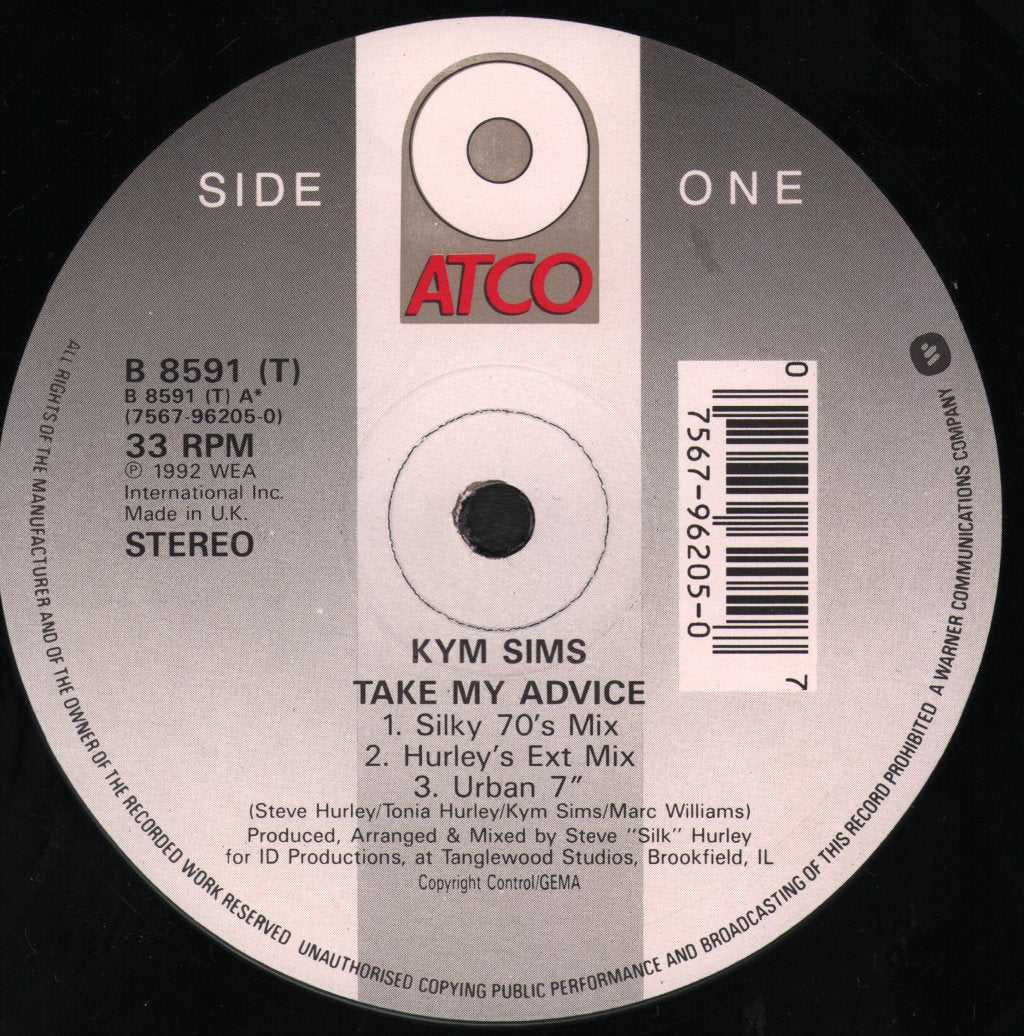 Kym Sims - Take My Advice - 12 Inch