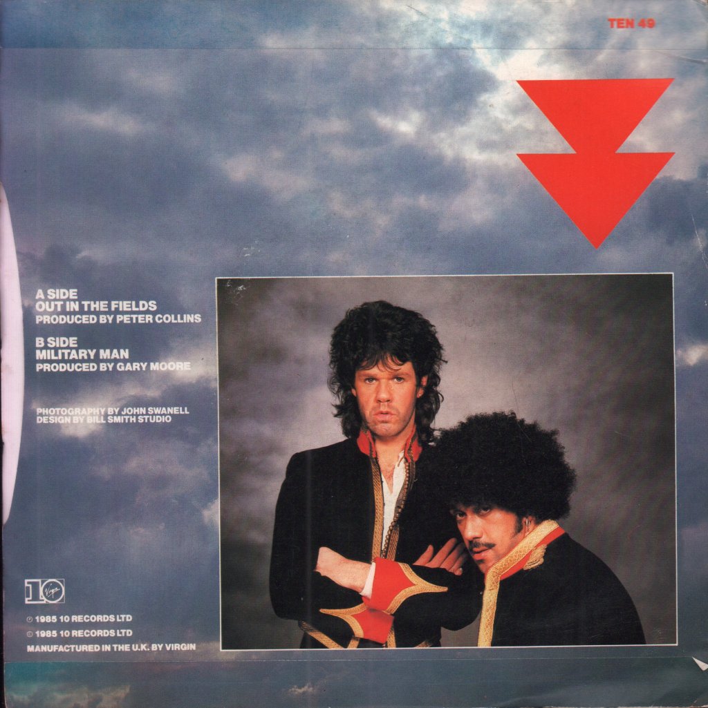 Gary Moore And Phil Lynott - Out In The Fields - 7 Inch