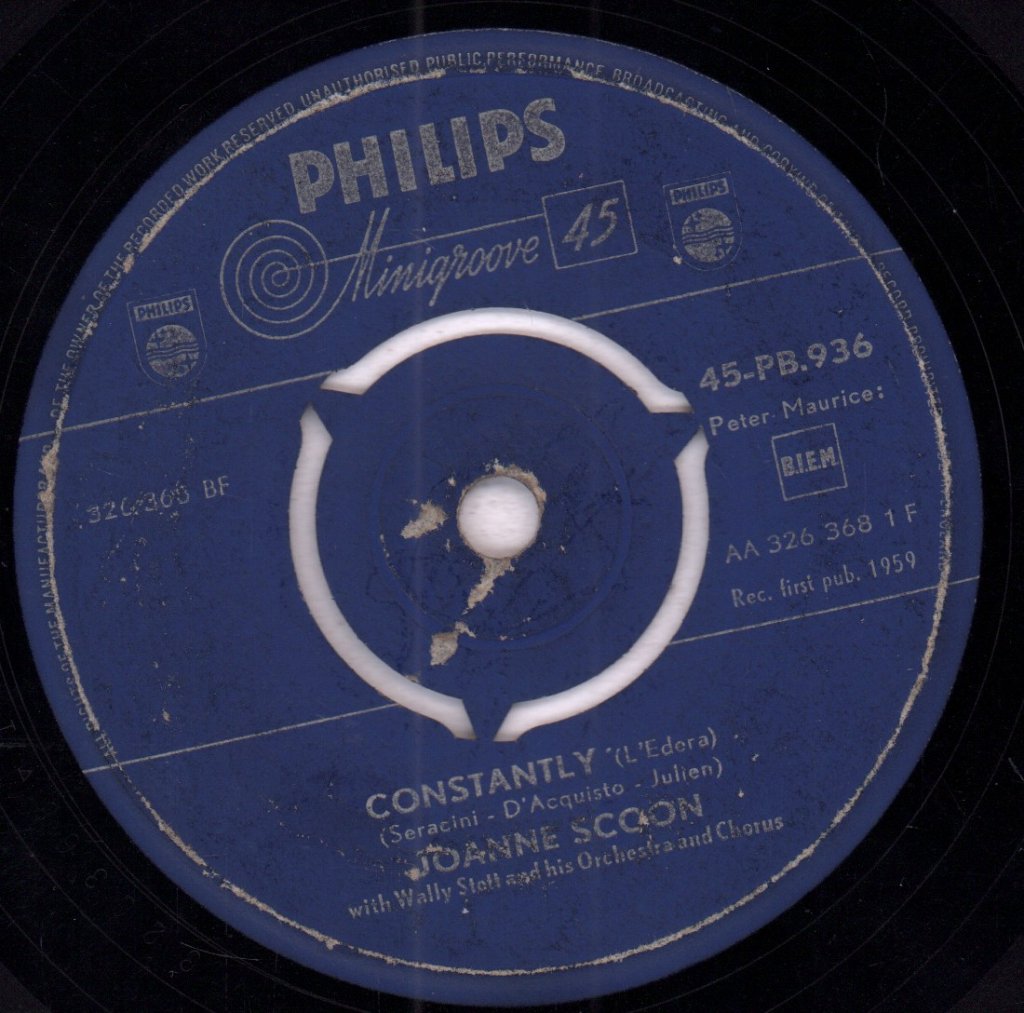 Joanne Scoon - Constantly L'Edera - 7 Inch