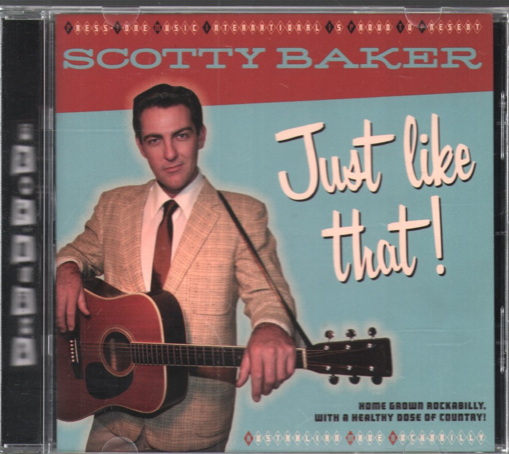 Scotty Baker - Just Like That! - Cd