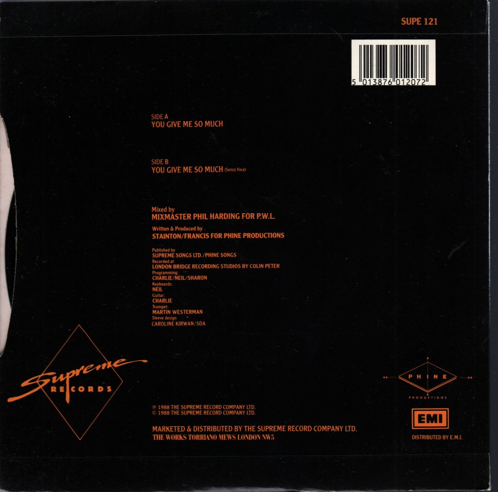 Cousin Rachel - You Give Me So Much - 7 Inch