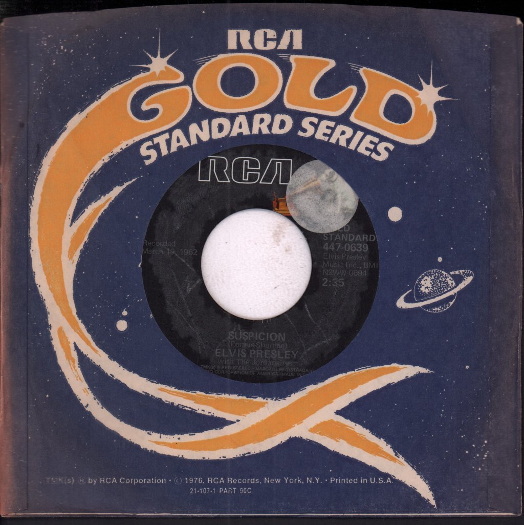 Elvis Presley - Suspicion - 7 Inch