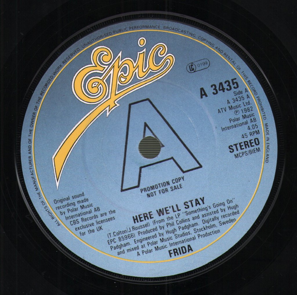 Frida - Here We'll Stay - 7 Inch