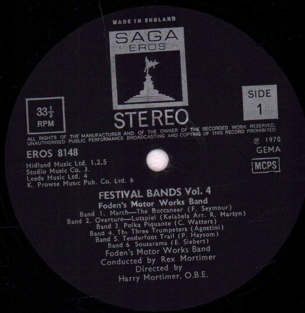 Foden's Motor Works Band - festival band series vol.4 - Lp
