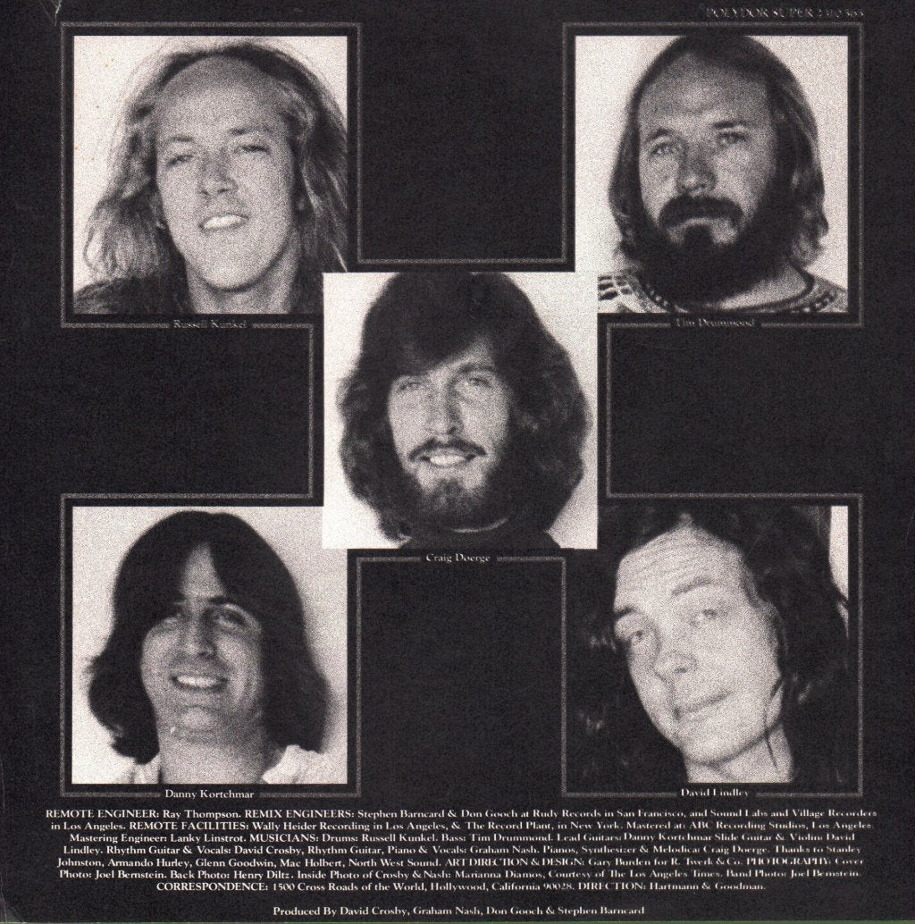 Crosby And Nash - Live - Lp