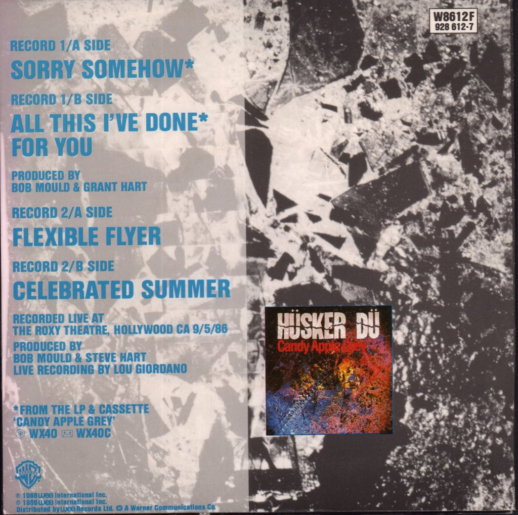 Husker Du - Sorry Somehow - Double 7 Inch