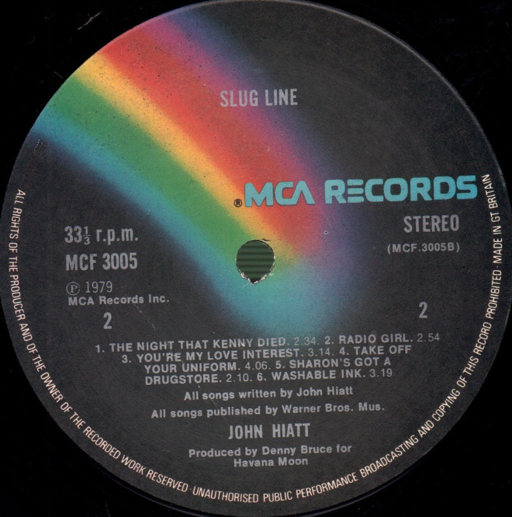 John Hiatt - Slug Line - Lp