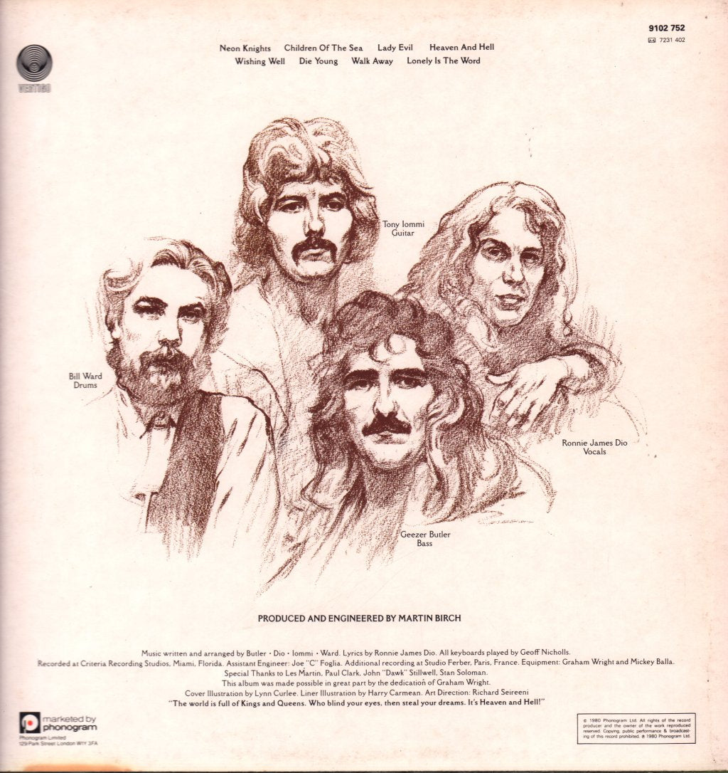 Black Sabbath - Heaven And Hell - Lp
